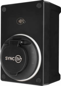 BG SyncEV compact socket charger 7.4kW - Black